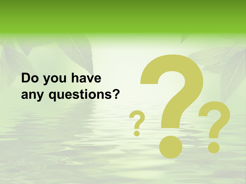 Summer Leave Nature PowerPoint Template