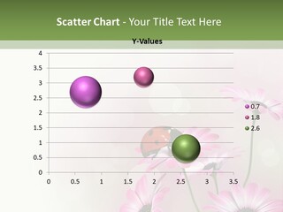 Isolated Petals Border PowerPoint Template