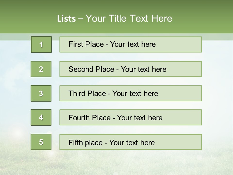 Soft Natural Shape PowerPoint Template