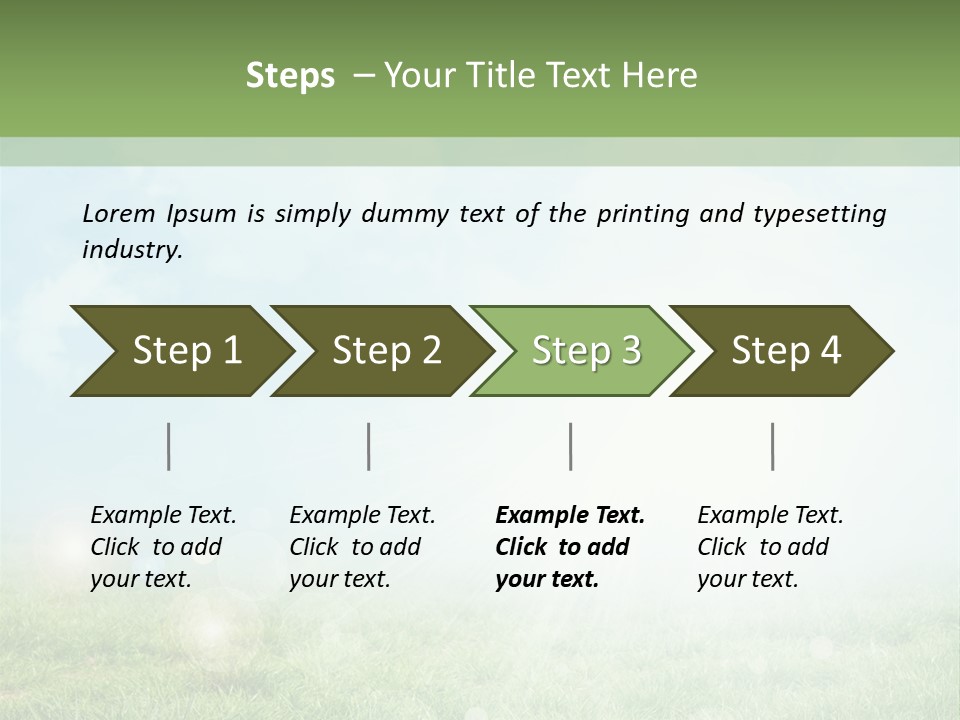 Soft Natural Shape PowerPoint Template