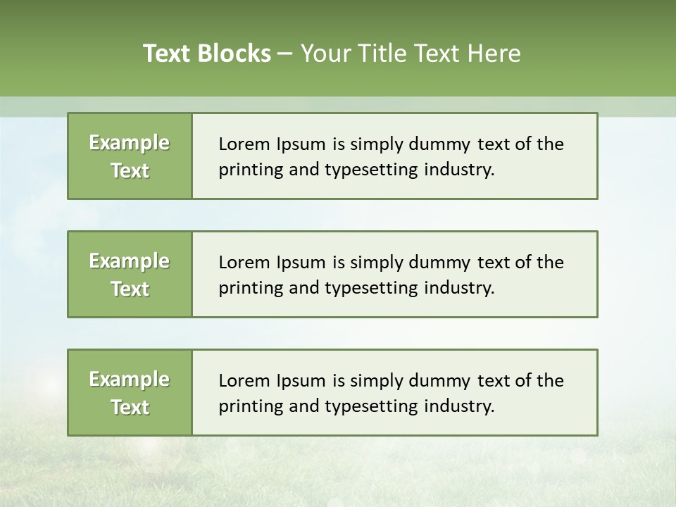 Soft Natural Shape PowerPoint Template