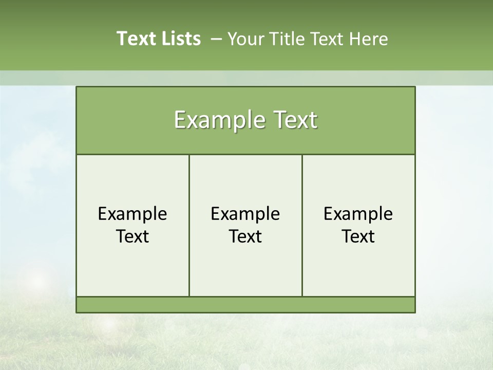 Soft Natural Shape PowerPoint Template