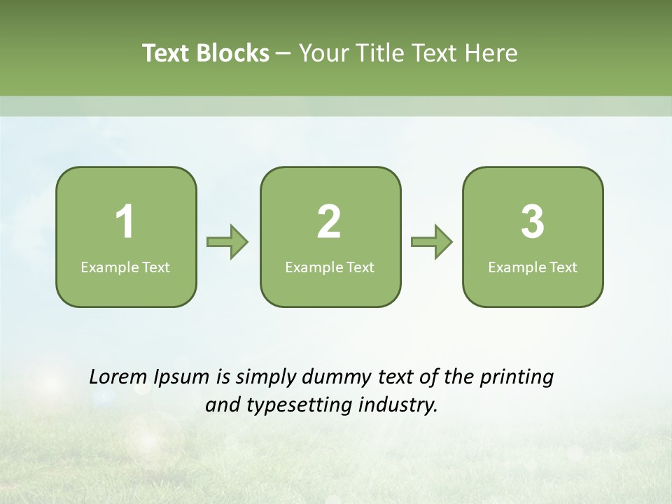 Soft Natural Shape PowerPoint Template