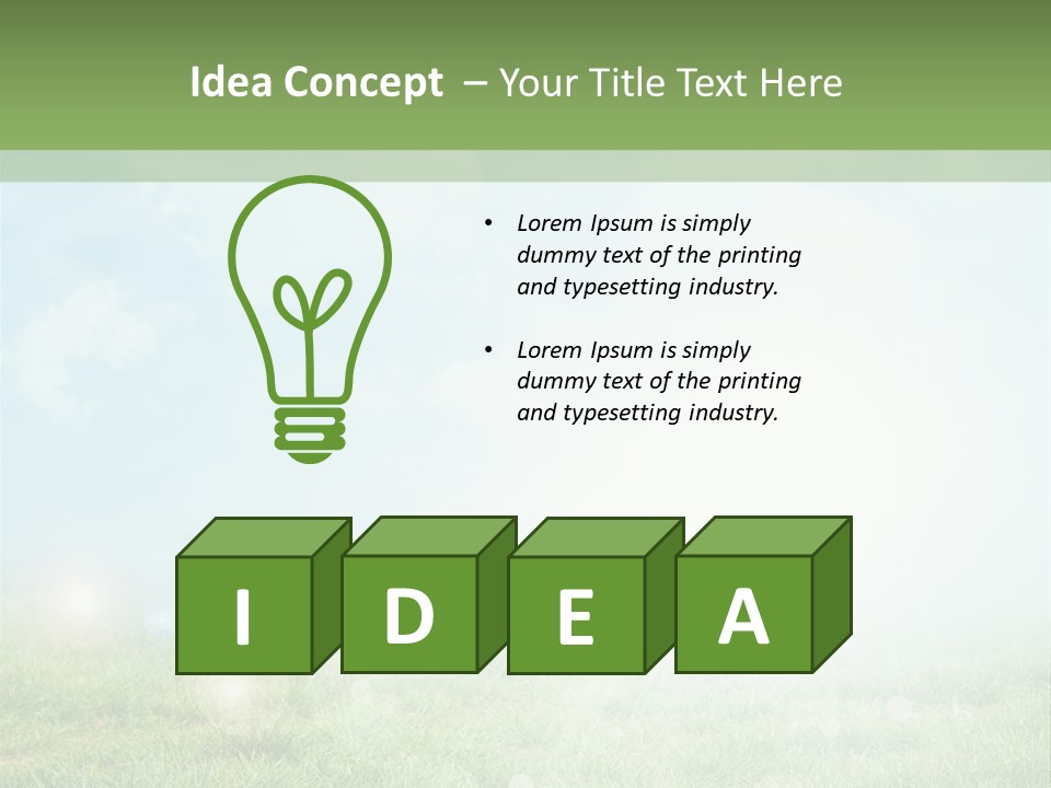 Soft Natural Shape PowerPoint Template