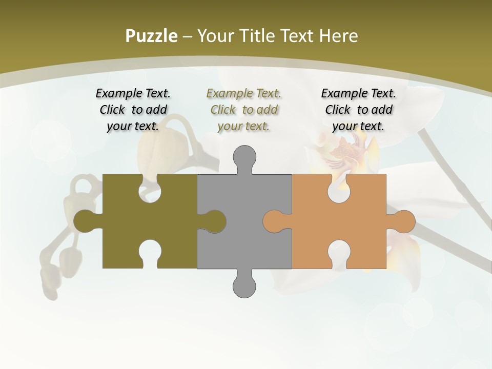 Nature Blossom White PowerPoint Template