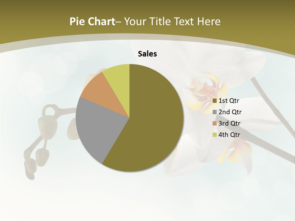Nature Blossom White PowerPoint Template