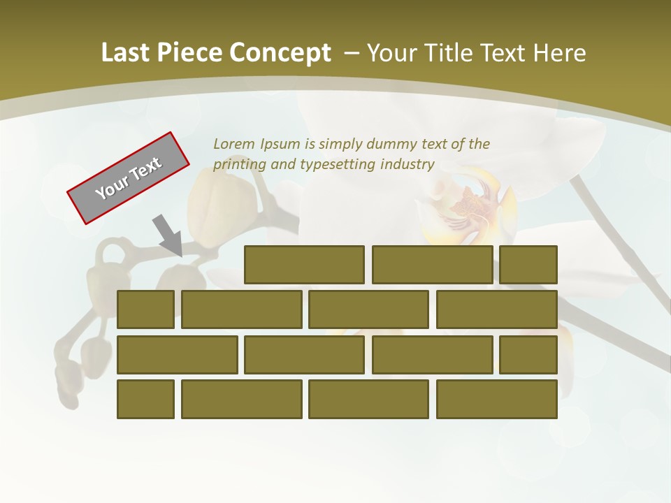 Nature Blossom White PowerPoint Template