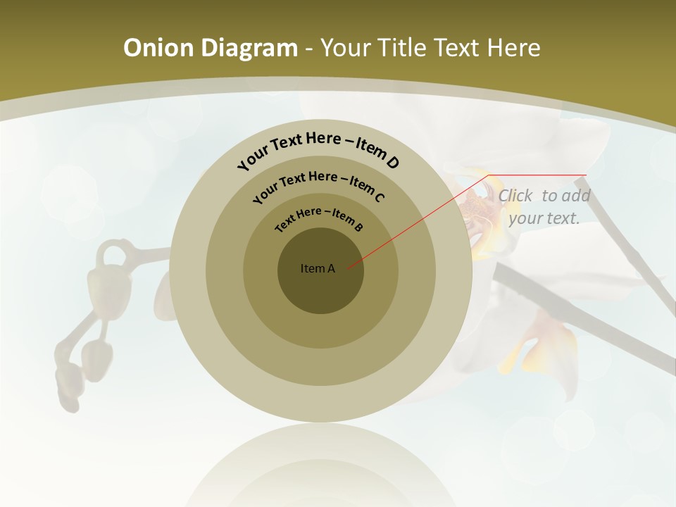 Nature Blossom White PowerPoint Template