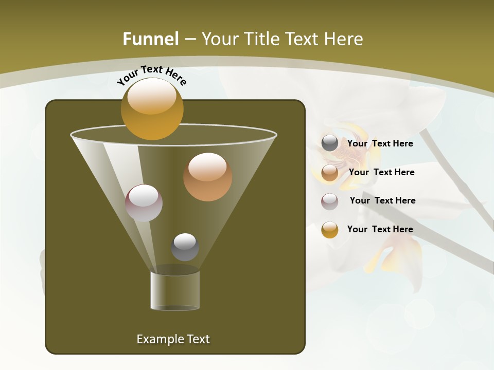 Nature Blossom White PowerPoint Template