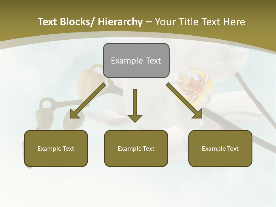 Nature Blossom White PowerPoint Template