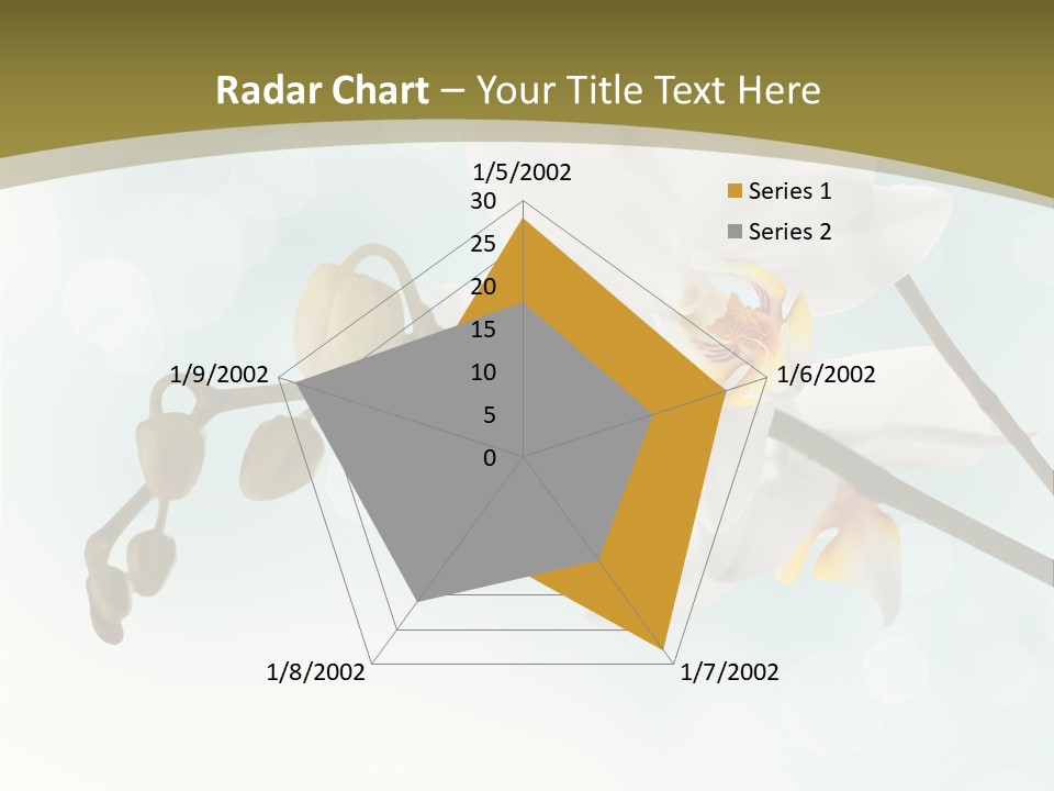 Nature Blossom White PowerPoint Template
