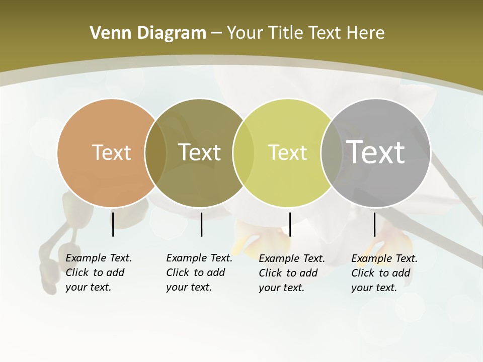 Nature Blossom White PowerPoint Template