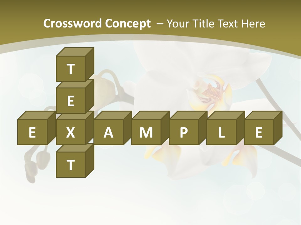 Nature Blossom White PowerPoint Template