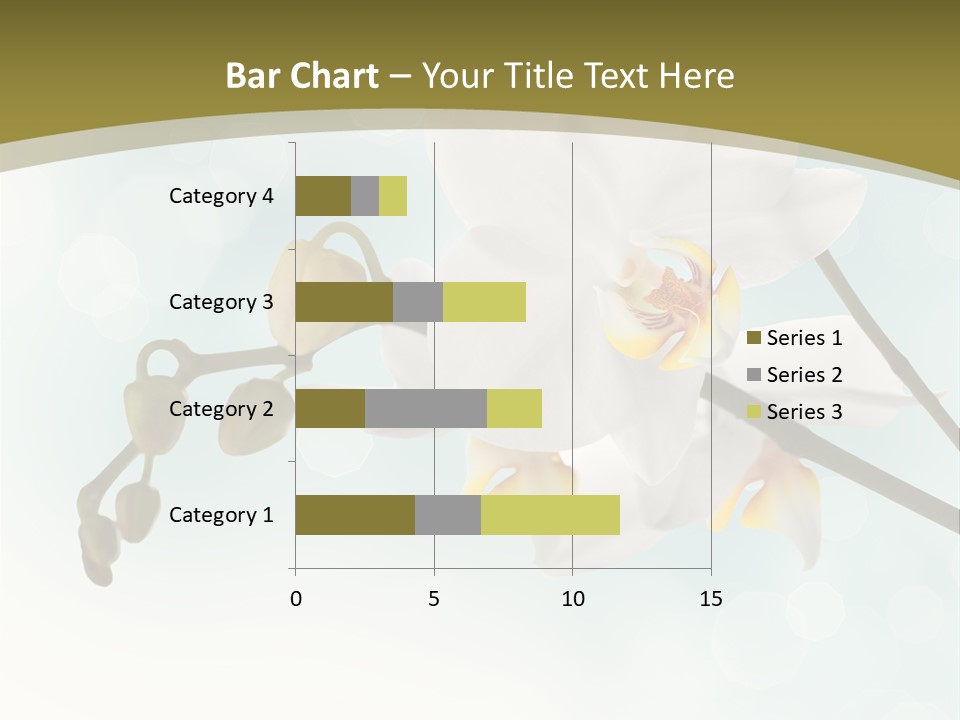 Nature Blossom White PowerPoint Template