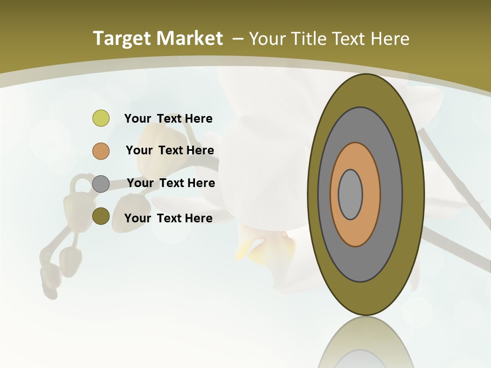 Nature Blossom White PowerPoint Template