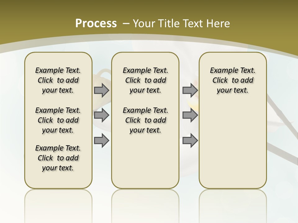 Nature Blossom White PowerPoint Template