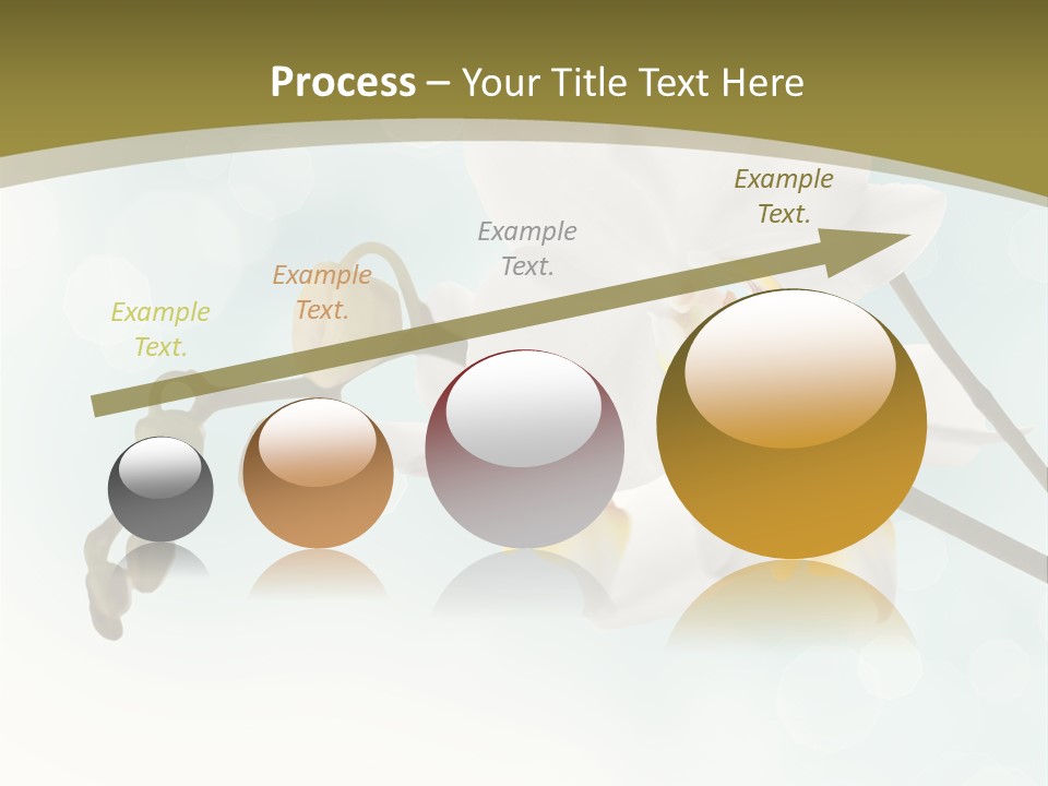 Nature Blossom White PowerPoint Template