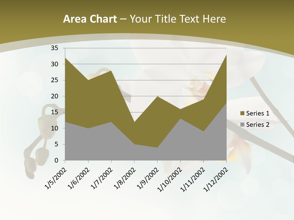 Nature Blossom White PowerPoint Template