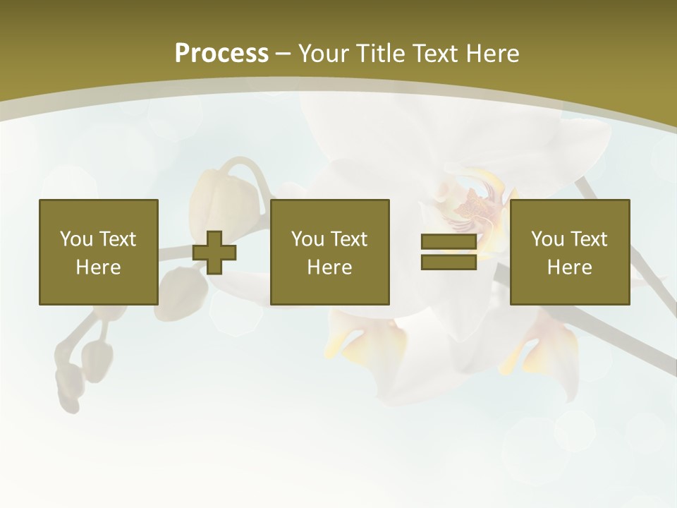 Nature Blossom White PowerPoint Template