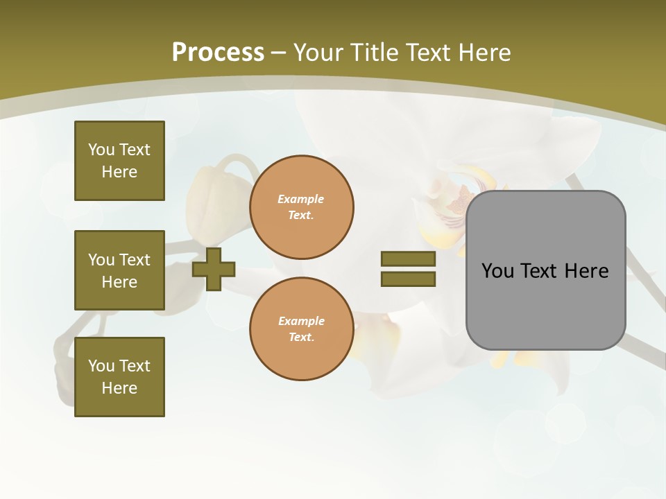 Nature Blossom White PowerPoint Template