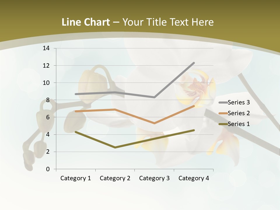 Nature Blossom White PowerPoint Template
