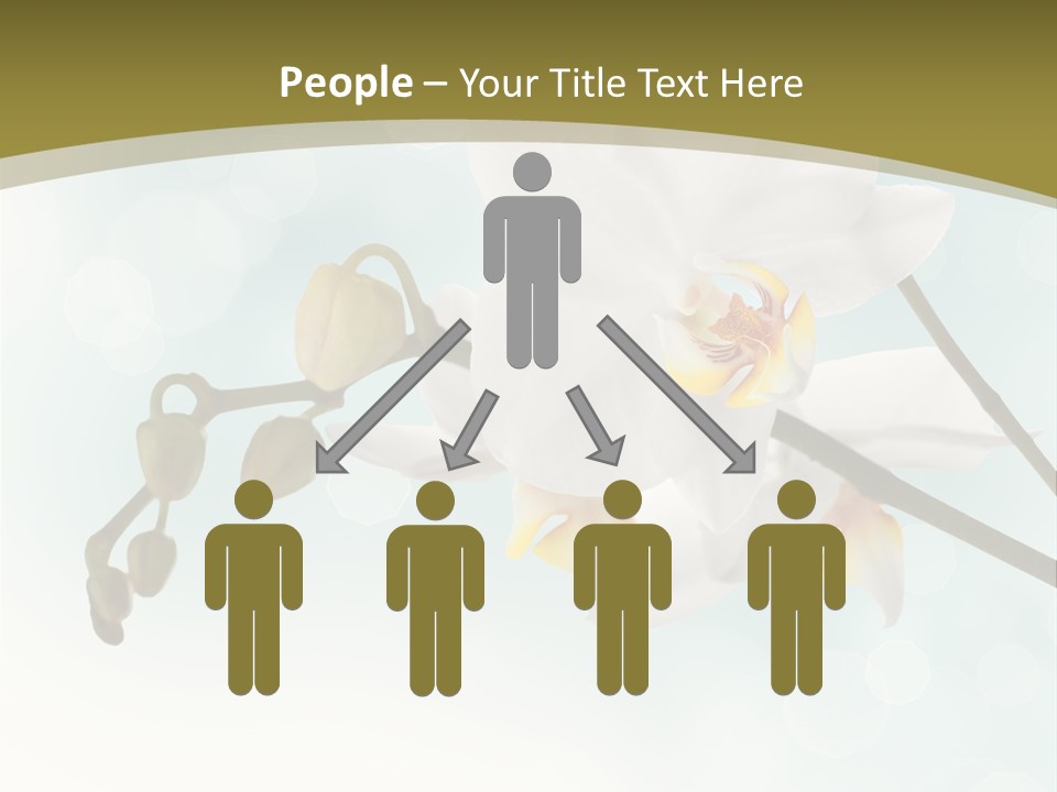 Nature Blossom White PowerPoint Template