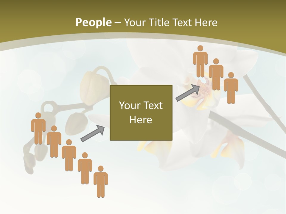 Nature Blossom White PowerPoint Template