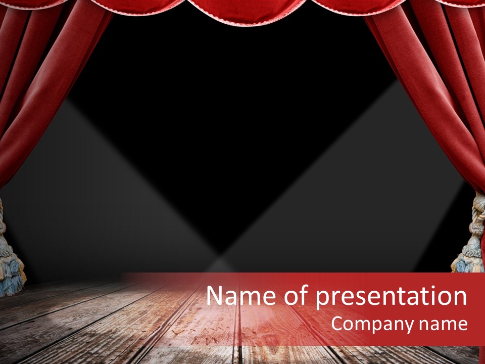 Show Cinema Audience PowerPoint Template