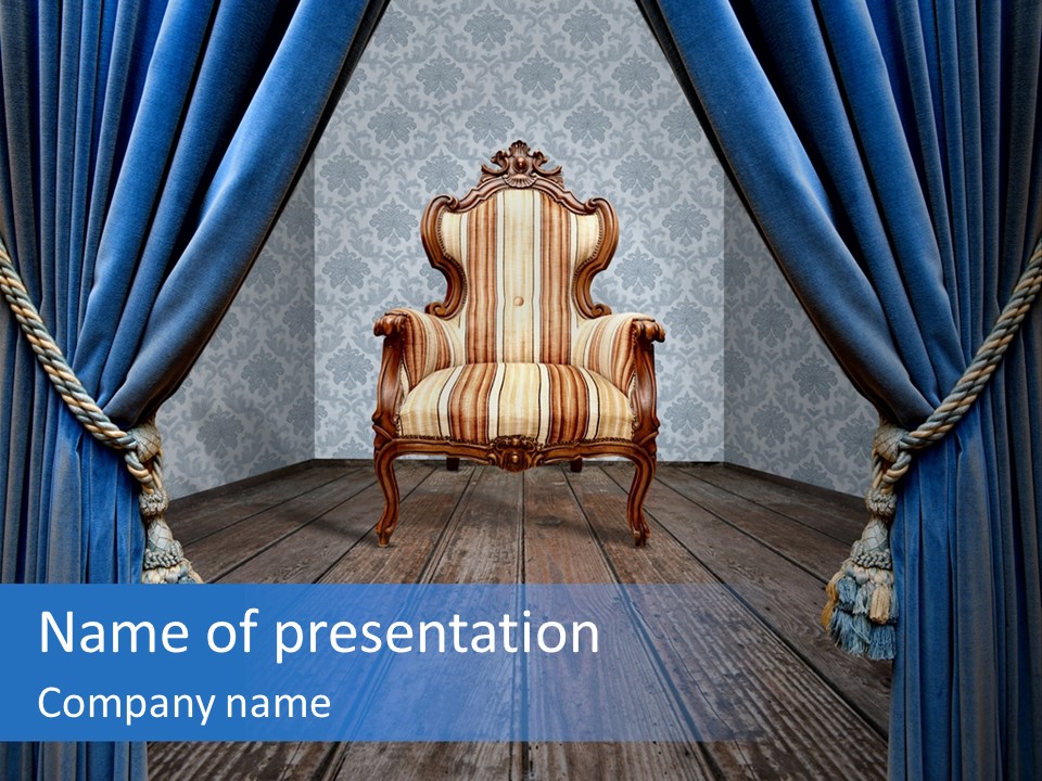Nobility Furniture Wood PowerPoint Template