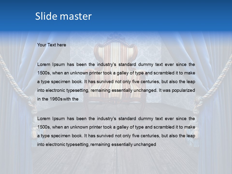 Nobility Furniture Wood PowerPoint Template