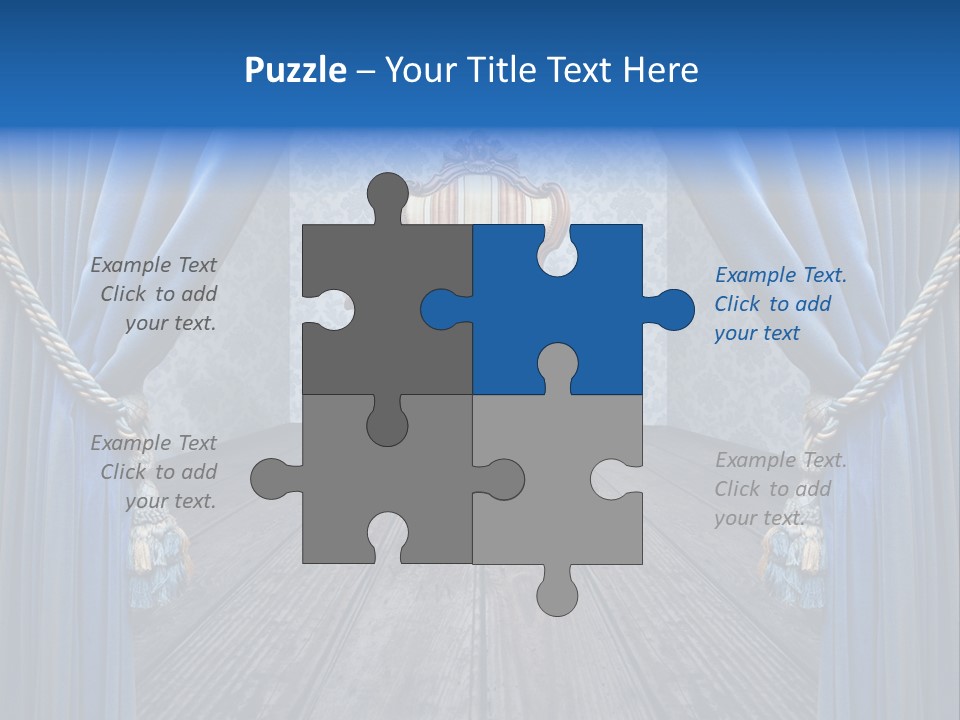 Nobility Furniture Wood PowerPoint Template