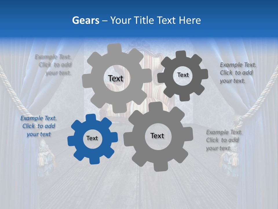 Nobility Furniture Wood PowerPoint Template