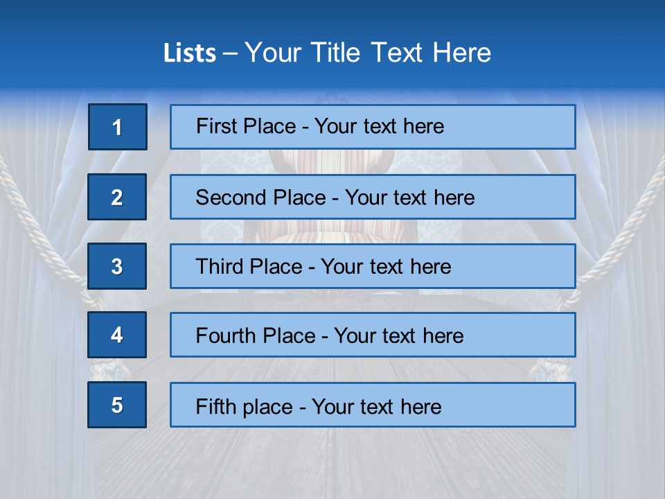 Nobility Furniture Wood PowerPoint Template