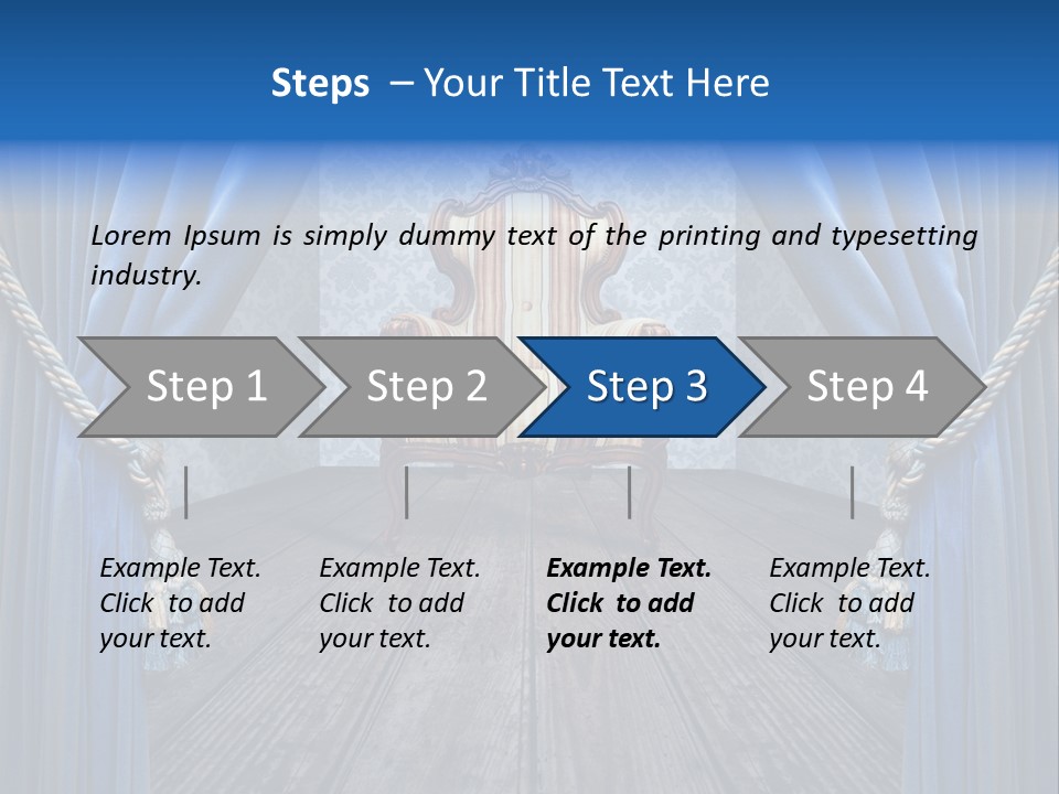 Nobility Furniture Wood PowerPoint Template