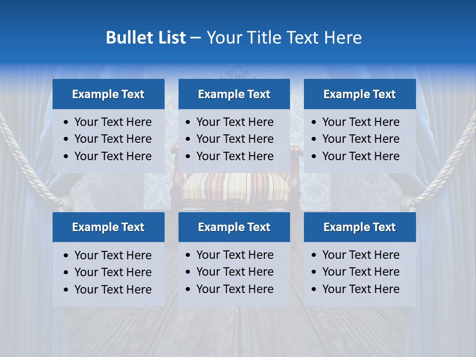 Nobility Furniture Wood PowerPoint Template