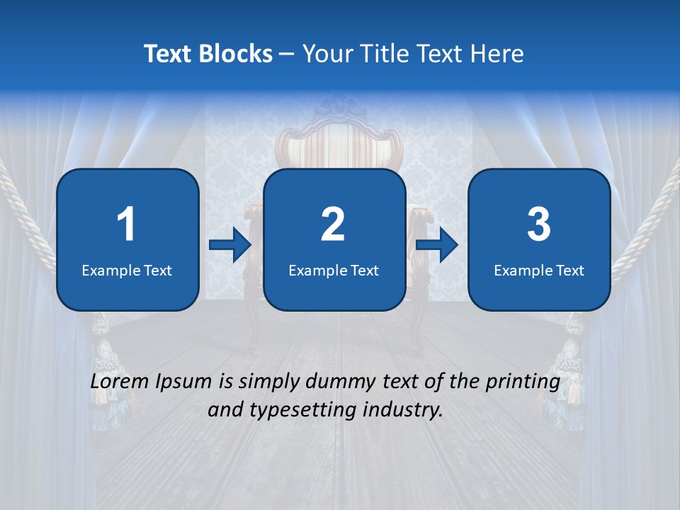 Nobility Furniture Wood PowerPoint Template