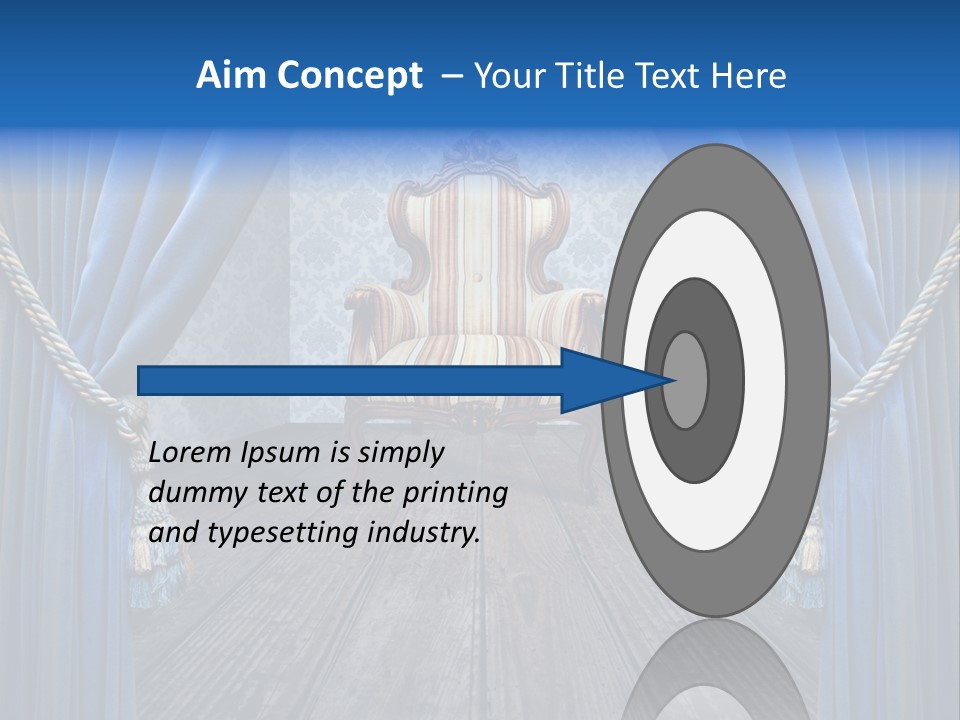 Nobility Furniture Wood PowerPoint Template