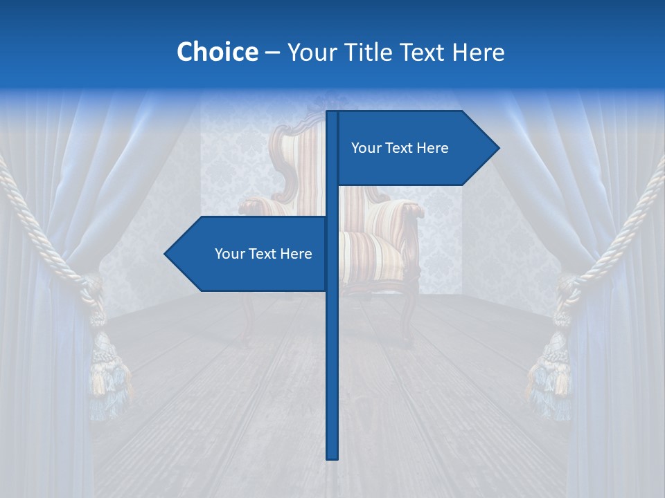 Nobility Furniture Wood PowerPoint Template