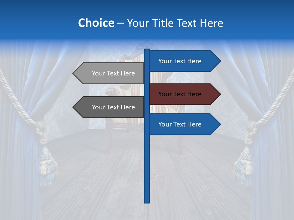 Nobility Furniture Wood PowerPoint Template