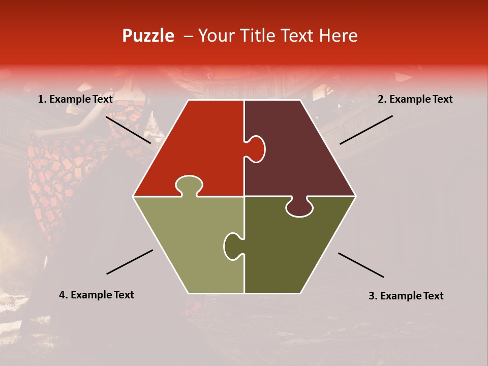 Cute Dress Actress PowerPoint Template