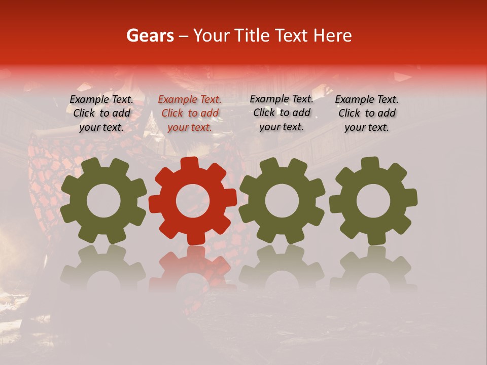 Cute Dress Actress PowerPoint Template