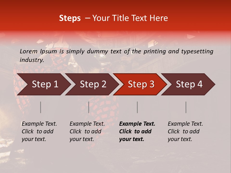 Cute Dress Actress PowerPoint Template