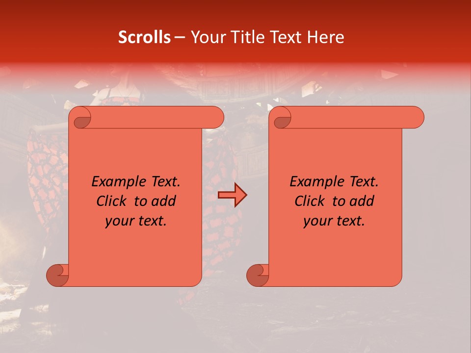 Cute Dress Actress PowerPoint Template