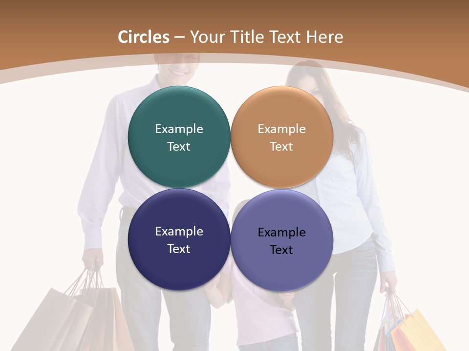 Spending Fashion Shopper PowerPoint Template