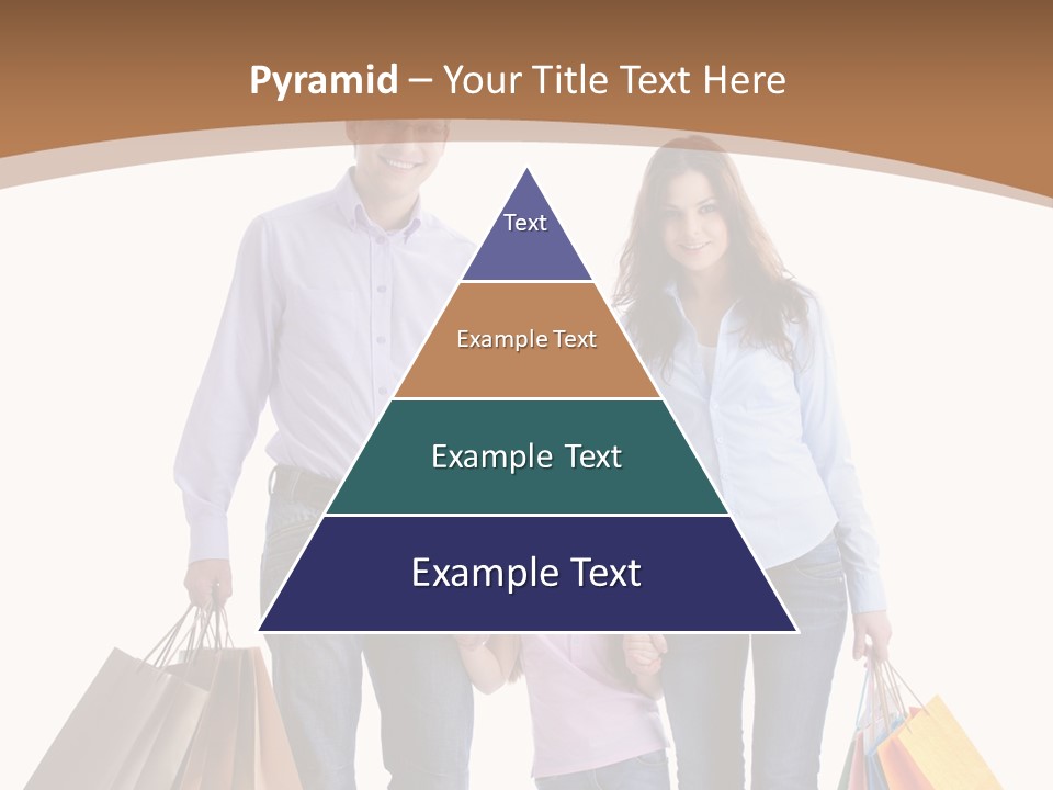 Spending Fashion Shopper PowerPoint Template