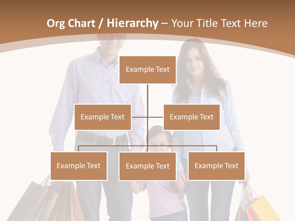 Spending Fashion Shopper PowerPoint Template