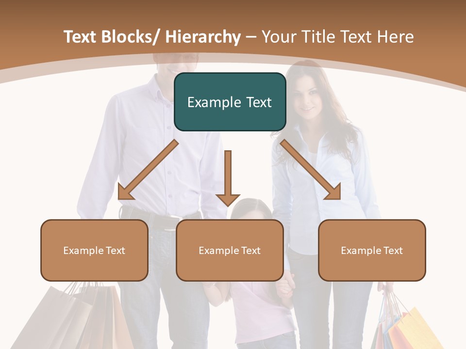 Spending Fashion Shopper PowerPoint Template