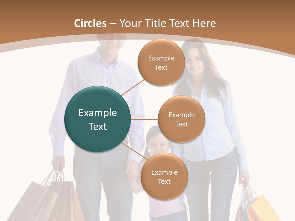 Spending Fashion Shopper PowerPoint Template