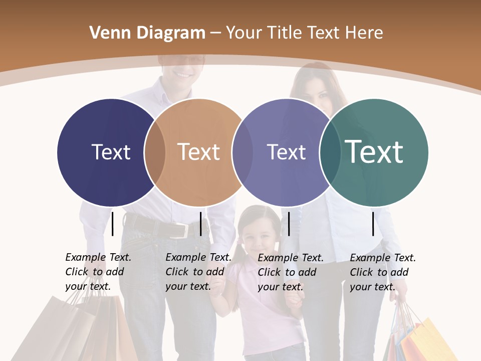 Spending Fashion Shopper PowerPoint Template