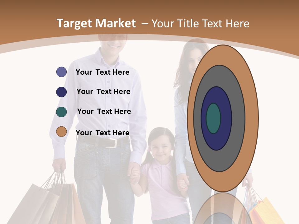 Spending Fashion Shopper PowerPoint Template